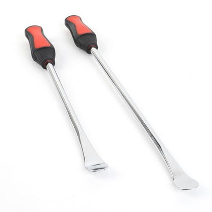 2pcs Tire Spoons,Set Changing Tires,11.81in 14.57in Carbon Steel Ergonomic Handle Motorcycle Tire Changing Lever,for Motorcycle Bike Scooter