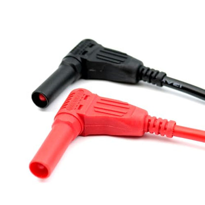 4Pcs Alligator Clip Test Lead Kit 14 AWG Heavy-Duty 4mm Banana Plug Replacement Leads,Silicone Jumpire Wires for Multimeter Meter Electrical Testing 3 Feet - style: Test Lead Kit 4Pcs