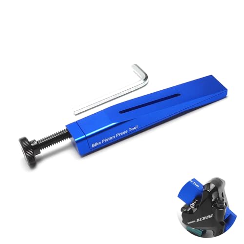 Piston Press Tool for Shimano Brake Caliper, Universal SRAM, Bike Hydraulic Disc Brake Caliper Piston Tool, Compatible with All Brands of Brake Calipers, Blue.