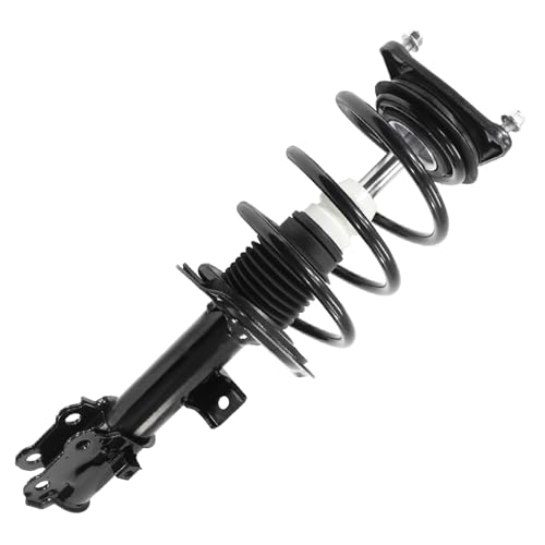 Detroit Axle - 2 Front Struts for 2014 2015 2016 2017 2018 Kia Forte Forte5, 14-16 Forte Koup, Quick Complete Struts with Coil Spring Assembly Replacement Suspension Shocks - size: 11187_11188/Pair