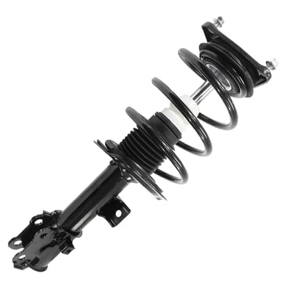 Detroit Axle - 2 Front Struts for 2014 2015 2016 2017 2018 Kia Forte Forte5, 14-16 Forte Koup, Quick Complete Struts with Coil Spring Assembly Replacement Suspension Shocks - size: 11187_11188/Pair