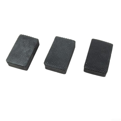 Professional Clay Bar Pad Kit 3 Pieces - Sponge Block for Removing Light Overspray Contaminants - Scratch-Free Auto Detailing for Paint Clear Coat Glass - 9x6cm Black