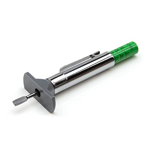 STEELMAN 422112G Color Coded SAE Tread Depth Gauge with Grey Base - style: Standard-SAE