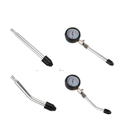Engine Compression Meter Pressure Gauge 0-300 PSI with M10 M12 M14 M18 Adapter Automotive Cylinder Tester Kit