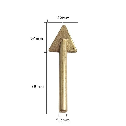 2 Pack Plastic Welding Tips for Soldering Iron Gun and Plastic Welder Soldering Station with 5.2mm Shaft Tip Hole Car Bumper Dashboard Kayak RV Water Tank Hatch Repair