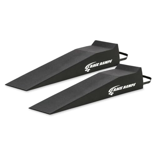 Race Ramps 2-Pack RR-56 Car Ramp, Lightweight Tire Lifts for Maintenance & Display, 10" - Portable Automotive Platform Riser for Loading, Oil Changes and Garage Use
