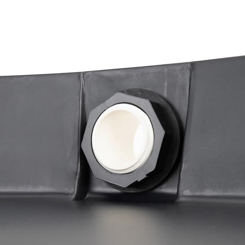 Camco Water Heater Drain Pan, Plastic Leak Catch Tray with Drain Fitting, Fits Electric Water Heaters up to 26" Diameter, 32-Inch (OD), 30-Inch (ID) - size: 30" ID, style: PVC Fitting