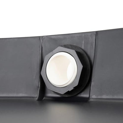 Camco Water Heater Drain Pan, Plastic Leak Catch Tray with Drain Fitting, Fits Electric Water Heaters up to 26" Diameter, 32-Inch (OD), 30-Inch (ID) - size: 30" ID, style: PVC Fitting