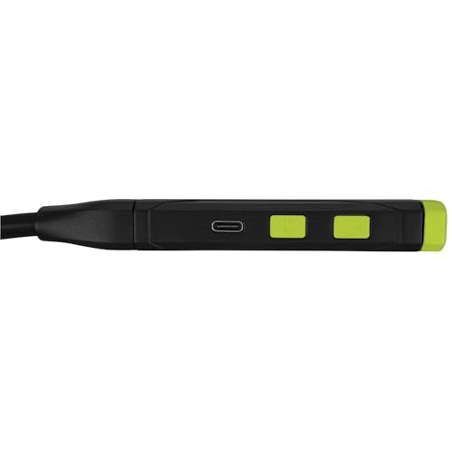 Performance Tool W2687 400+LM Li-Ion Neck Light: 2 Flex Adjustable Lighted Ends, Spotlight and Multi-Color Ambient Modes, 650mAH, 3 Hour Operation, 19.5-in Length, USB-C, Hands-Free, Black | Two flexible lighted ends with spotlight and multi-color modes,