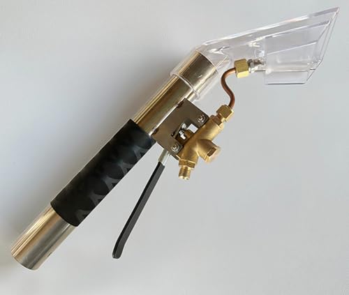 Carpet Cleaning Extractor with Clear Head for ShopVac & Most Portable Carpet Attachment, Upholstery and Auto Detailing Tool Hand Wand, Extractor Vacuum Hose Kit