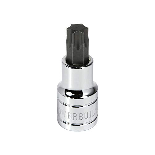 Powerbuilt 1/2-Inch Drive T-55 Star Torx Bit Socket, S2 Bit and Chrome-Vanadium Socket - 642400 - style: 1/2-Inch Drive