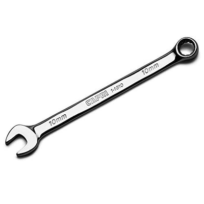 Capri Tools 1-1310 Combination Wrench, 12 Point, Metric, 10 mm, Chrome - size: 10 mm