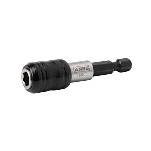 ARES 36000 - One Touch Bit Holder - One Touch Mechanism Makes Bit Change a Breeze - Works With All 1/4-Inch Drive Bits - size: One Touch Bit Holder