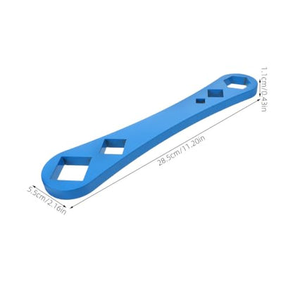 Socket Wrench Set Compact and Safety Design Made of High Manganese Steel Oil Drain Screw Removal Tool with 10mm to 30mm Square Sizes for Oil Pan Maintenance