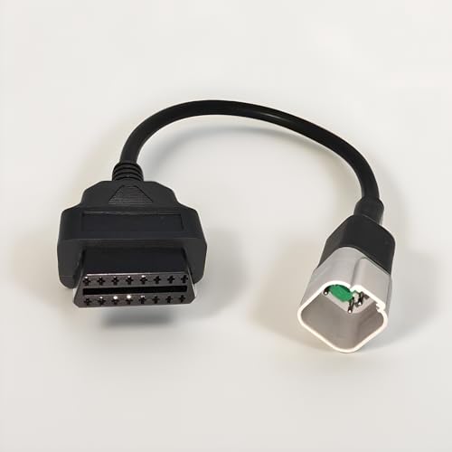 6 Pin to 16 Pin OBD2 Adapter Cable for BRP & CAN-AM, Motorcycle Diagnostic Tool Connector Fits for CAN-AM Spyder, ATV, UTV and BRP Moto Bike