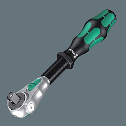 Wera 05004016001 8100 SA 6 Zyklop Metric Speed Ratchet Set, 28 Piece, 1/4" Drive