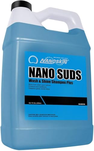 Nanoskin NANO SUDS Foaming Car Wash Shampoo 1 Gallon - Works with Foam Cannon, Foam Gun, Bucket Washes, Car Soap for Pressure Washer | Safe for Cars Trucks, Motorcycles, RVs & More | Fruity Scented - size: 128 Fl Oz (Pack of 1)