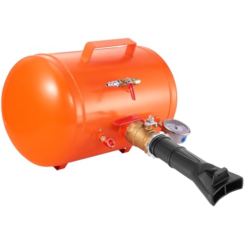 VEVOR Tire Bead Seater, 5 Gal/19L Air Tire Bead Blaster with Pressure Gauge & Handle, 145 PSI Seating Tool Inflator Tank, 85-116 PSI Operating Pressure for Car Truck ATV - size: 5 Gal/19L