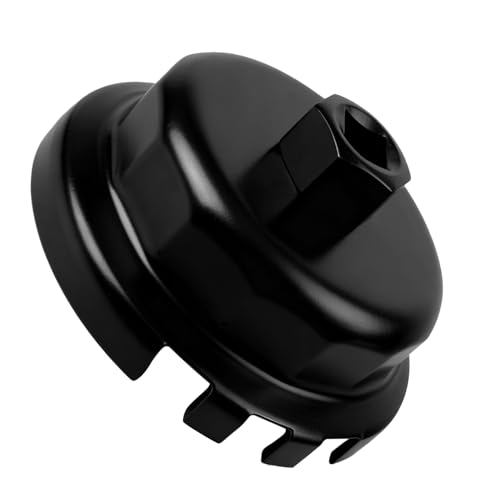 Anti-Rupture 64mm Oil Filter Wrench for Toyota, Tacoma, Camry, Tundra, Lexus, Sienna, RAV4, Highlander, Fj Crusier, Avalon - 64mm Oil Filter Cap Removal Socket Tool