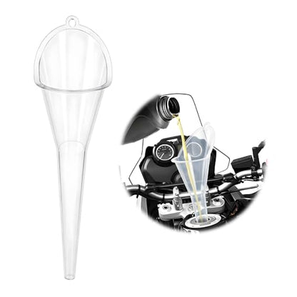 Oil Funnel, Multi-Purpose Plastic Long Neck Oil Funnel, Automotive Use Funnels for Filling Oils Lubricants Water Diesel, Kitchen Funnels for Filling Bottles Jars (Transparent，L) - color: Transparent, L, 1 PCS