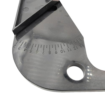 BTMIEY Tire Balancer Rim Width Caliper,Wheel Rim Width Measurement Measuring Tool,Portable Wheel Black Part Tire Balancer Caliper Rim Accurate