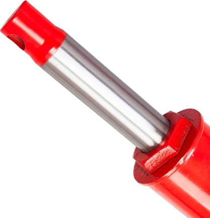 Big RED Torin Hydraulic Long Ram Jack with Double Piston Pump and Clevis Base (Fits: Garage/Shop Cranes, Engine Hoists, and More): 8Ton (16,000 lb.) Capacity, Red - style: 8 TON/DOUBLE PUMP
