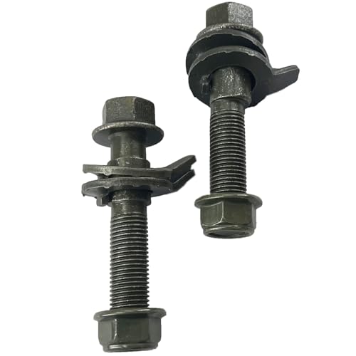 2pcs 16mm Adjustable Camber Correction Alignment Kit Fit Front Wheels Cam Bolts Compatible with Acadia Civic CR-V Element HR-V Odyssey Pilot