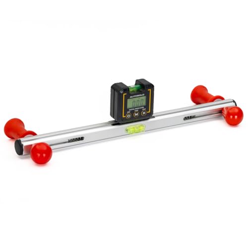 Steering Wheel Level Alignment Tool with Digital Angle Level - Spring Loaded Universal Fit 8-15 Inch Steering Wheels - size: Steering Wheel Level with Digital & Torpedo Levels