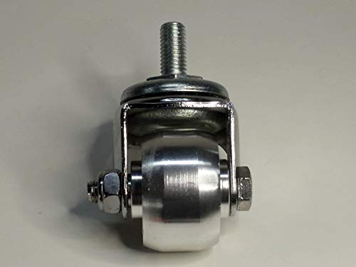 Aluminum Racing Floor Jack Casters, 3 Ton, 2 Piece Set, Quality Replacement Parts for Repiars
