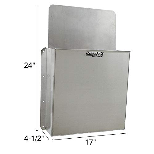 Extreme Max 5001.5816 Aluminum Wall-Mount Floor Jack Holder - color: Silver
