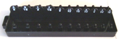 168pc Socket Holder Tool Tray Socket Tray Rack Rail Holders Black/Blue Deep Shallow