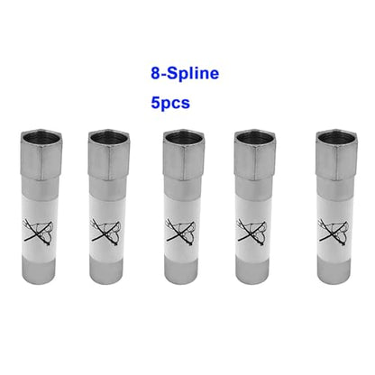 5 Pcs 8-Spline Lug Nut Key Lock Tool 65100 for Cars 13/16'' Hex, Wheel Lock Key Replacement for Spline Lug Nuts - color: 5Pcs