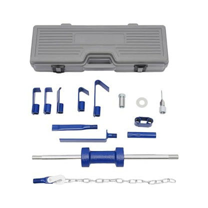 Slide Hammer Dent Puller Set, Automotive Hammer Puller Frame Set Heavy Duty Auto Body Truck Repair Tool Kit Automotive Dent Remover with Carrying Case