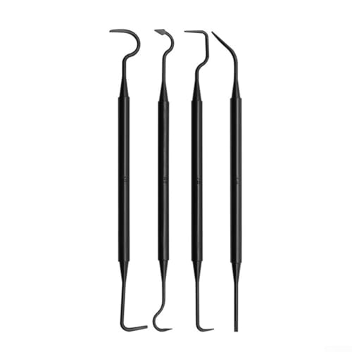 Double-End Nylon Detailing Picks Set for Car Vent Cleaning Tools Interior Gap Auto Upholstery Cleaner Dashboard Dust Remover Emblem Plastic Safe Scraper Air Vents