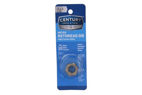 Century Drill & Tool, 92709, 11.0X1.50,Rethreading Die,Tool Set, Thread Repair - size: 11.0 X 1.50