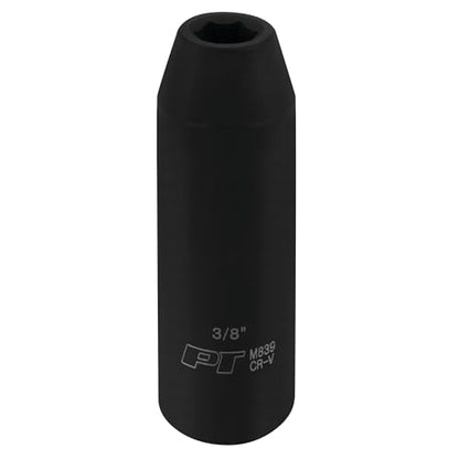 Performance Tool M839 1/2 Drive Impact Socket, 3/8 - size: 3/8", style: Deep Wall Impact