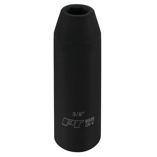 Performance Tool M839 1/2 Drive Impact Socket, 3/8 - size: 3/8", style: Deep Wall Impact