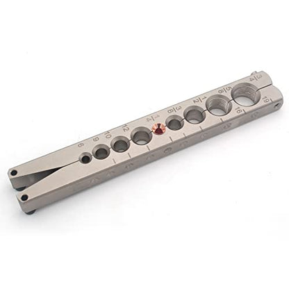 HANSUM Brake Line Flaring Tool Kit Swaging HVAC Pipe Expander Repair Eccentric Cone Refrigeration for Brass Copper Tube 45 Degree (Brake Flaring Tool) - color: Brake Flaring Tool