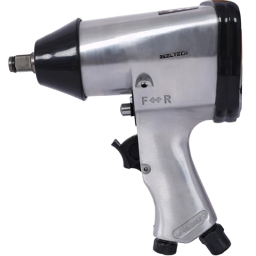 Complete Air Tool & Accessories Kit – Includes Impact Wrench, Air Ratchet, Die Grinder, Air Hammer, Hose Fittings, and Storage Case (71-Piece Silver) - color: 71-piece Silver