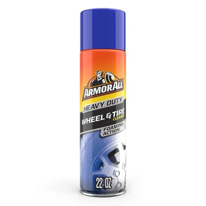 Armor All Heavy Duty Wheel and Tire Cleaner, Car Wheel Cleaner Spray, 22 Oz, Multicolor, 1.37 Pound (Pack of 1) - size: 22 Fl Oz (Pack of 1), style: Tire Foam (1 Pack)