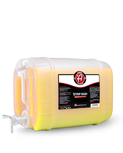 Adam's Polishes Strip Car Wash Soap (5 Gallon) - Sealant & Car Wax Remover Shampoo Salt Remover & Acidic Wash | Thick Suds For Use In Car Cleaning Kit, Foam Cannon, Foam Gun, Sponge, Mitt, Chamois - size: 640 Fl Oz (Pack of 1)