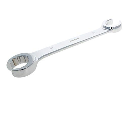 Auniwaig 24mm x 27mm Flare Nut Wrench0.94 x 1.06 Inch Metric Double Open End Geardrive Flare Nut Wrench for Removing Replacing Nuts 1 Pcs - size: 24x27mm