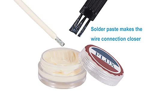 280PCS Heat Shrink Solder Seal Wire Connectors Kit with Solder Paste, AWG 26-24 Low-Melting-Point Splice Terminals, Solder Waterproof Electrical Insulated Butt Connectors - size: Pro White 280PCS
