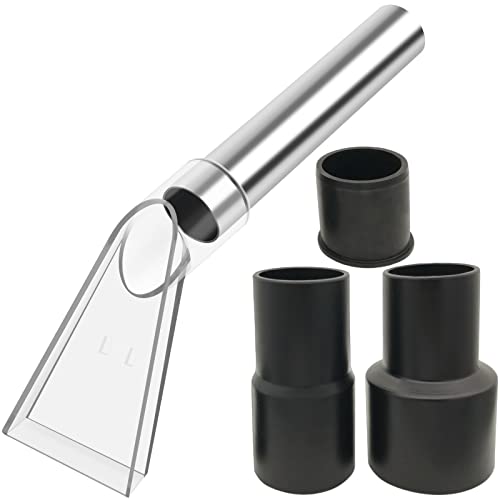 Universal Compatible with All Shop Vacs Extractor Attachment with 2-1/2" & 1-7/8" & 1-1/4" Three Adapters Auto Detailing Vacuum Head Extraction Accessories for Upholstery & Carpet Cleaning - size: Small