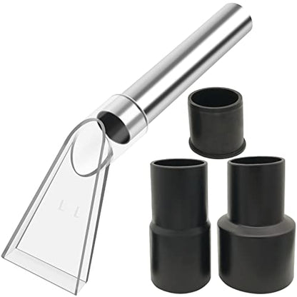 Universal Compatible with All Shop Vacs Extractor Attachment with 2-1/2" & 1-7/8" & 1-1/4" Three Adapters Auto Detailing Vacuum Head Extraction Accessories for Upholstery & Carpet Cleaning - size: Small
