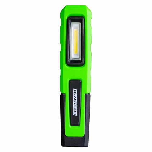 OEMTOOLS 32132 Dual Mode 6" LED Work Light, 200LM LED Flashlight, Gifts for Men, Magnetic, Rechargeable with USB Cable, Adjustable Brightness, Lights for Mechanics - style: 6" 200LM