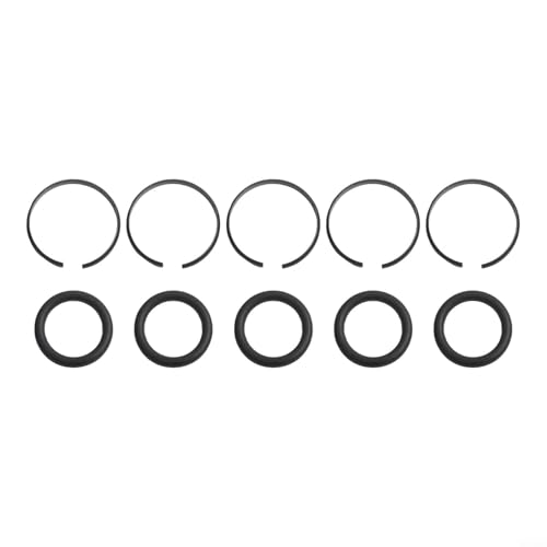 5 Sets Pneumatic Wrench Socket Retainer Rings with O-Rings for 3/8" 1/2" 3/4" 1" Air for Impact Wrenches, Metal Replacement Parts(1 inch) - color: 1 inch
