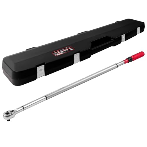 Hairich 3/4- Drive Click Torque Wrench,48 Tooth, 160-1000ft.lb/217-1356Nm | Dual-Direction Adjustable Torque Wrench, Professional Inch Pound Torque Wrench, for Maintenance Tool and Product Assembly - size: 160-1000 FT.LB