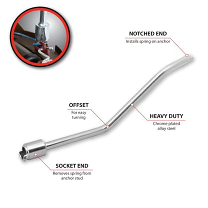 Performance Tool W159C Brake Spring Installer - Heavy Duty Tool for Installing and Removing Brake Springs with Ease and Precision - size: 1 Count (Pack of 1)
