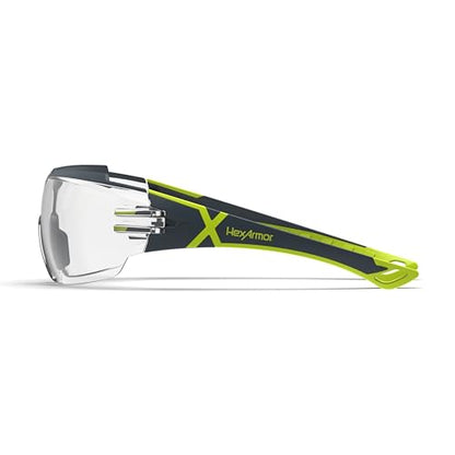 HexArmor MX300 Safety Glasses | Anti-Fog | ANSI Z87+ | 100% UV Protected - color: Clear Trushield 2sf